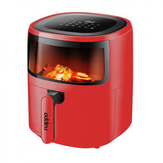 Freidora Digital Sin Aceite Nappo Vision NEF-129 Roja 5,7 litros