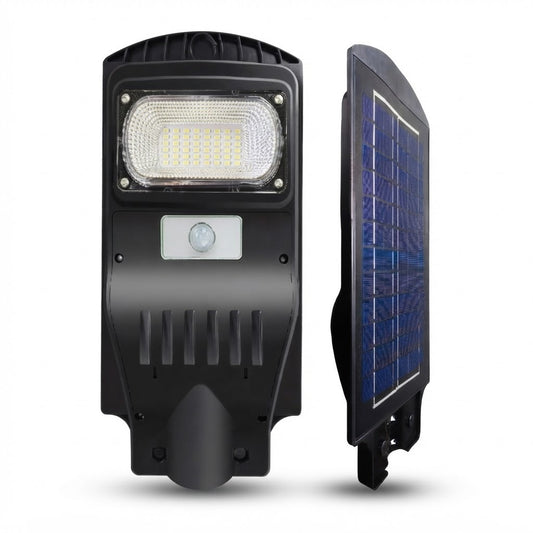 Lámpara Solar Exterior SATE JT-WZRT60 60W 600LM con Control Remoto IP65, foto de producto sobre fondo blanco