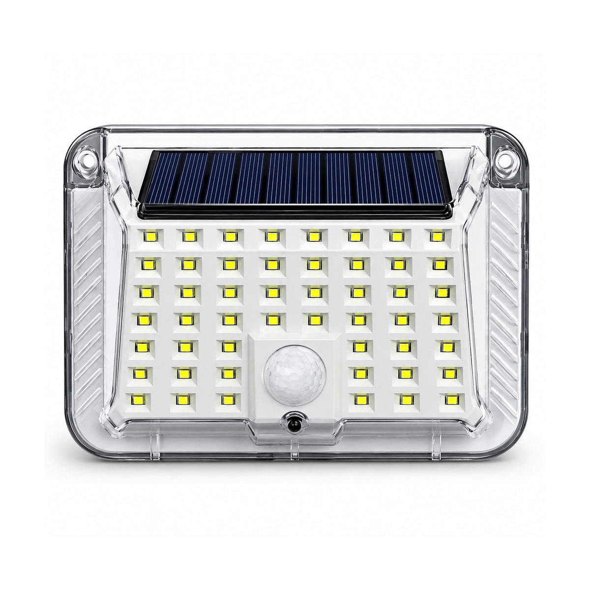 Lámpara Solar LED JT-90DBD IP66 de SATE, producto centrado sobre fondo blanco