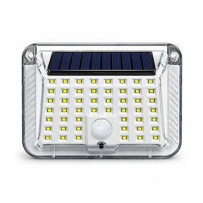 Lámpara Solar LED JT-90DBD IP66 de SATE, producto centrado sobre fondo blanco