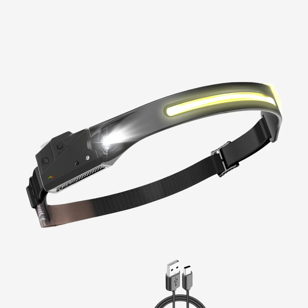 Linterna Led para Cabeza | Frontal | Recargable | Con Sensor