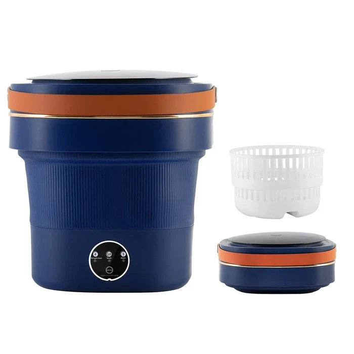 MINI LAVARROPAS PORTATIL AZUL MARINO