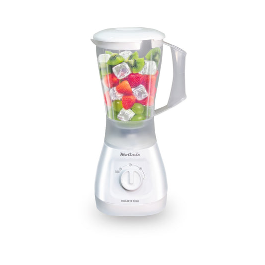 Licuadora MOLIMIX ML-900-W sobre fondo blanco, foto de producto completa y centrada