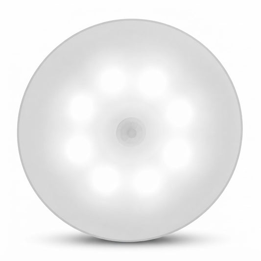 Luz de Emergencia A-EMB02 Recargable Blanca sobre fondo blanco