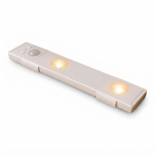 Luz LED con Sensor de Movimiento A-FL203 Recargable sobre fondo blanco