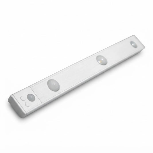 Luz LED con Sensor de Movimiento A-FL403 Recargable 40cm sobre fondo blanco