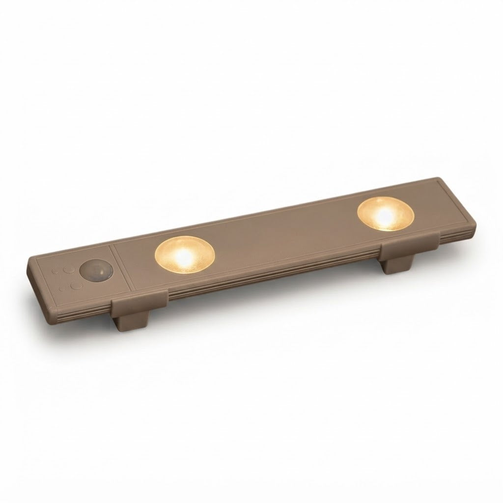 Barra de luz LED con sensor de movimiento A-FL303 de 30 cm encendida