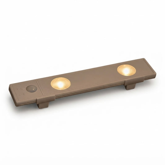 Barra de luz LED con sensor de movimiento A-FL303 de 30 cm encendida