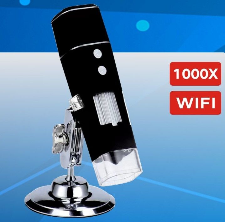 Microscopio Digital Satellite A-W01A 1000X Wi-Fi con Grabación de Video