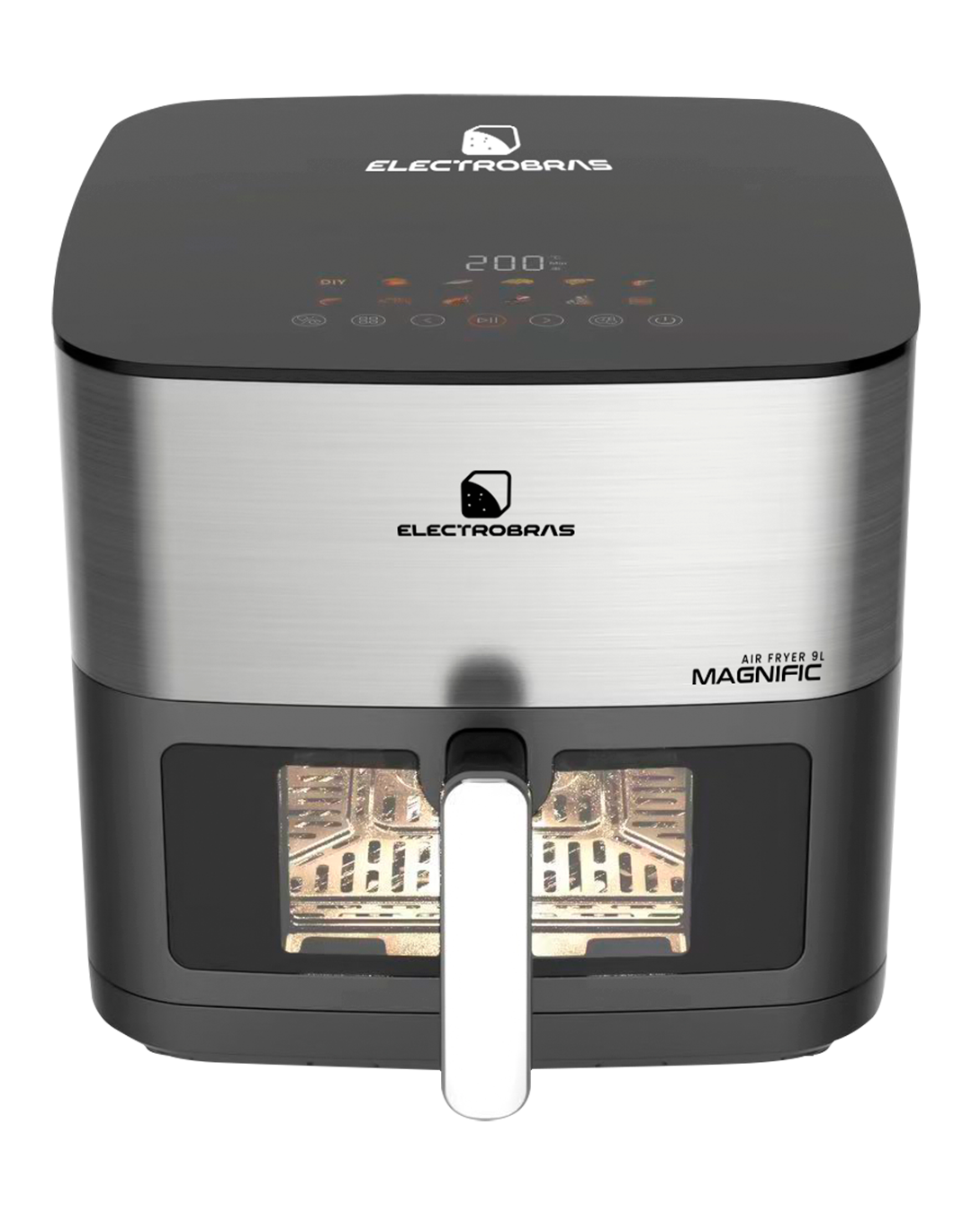 AIR FRYER DIGITAL MAGNIFIC - 9L DOBLE RESISTENCIAS DE CALOR PARTE SUPERIOR Y INFERIOR EBAF-90D