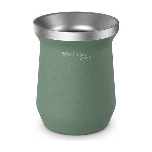 Mate verde Selecta de acero inoxidable de 230 ml