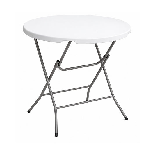 Mesa Redonda Plegable 80 x 74 cm Level sobre fondo blanco, vista completa del producto