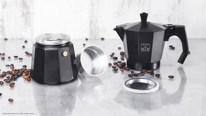 Cafetera Italiana Cumbia Mokclassic 1200 Black