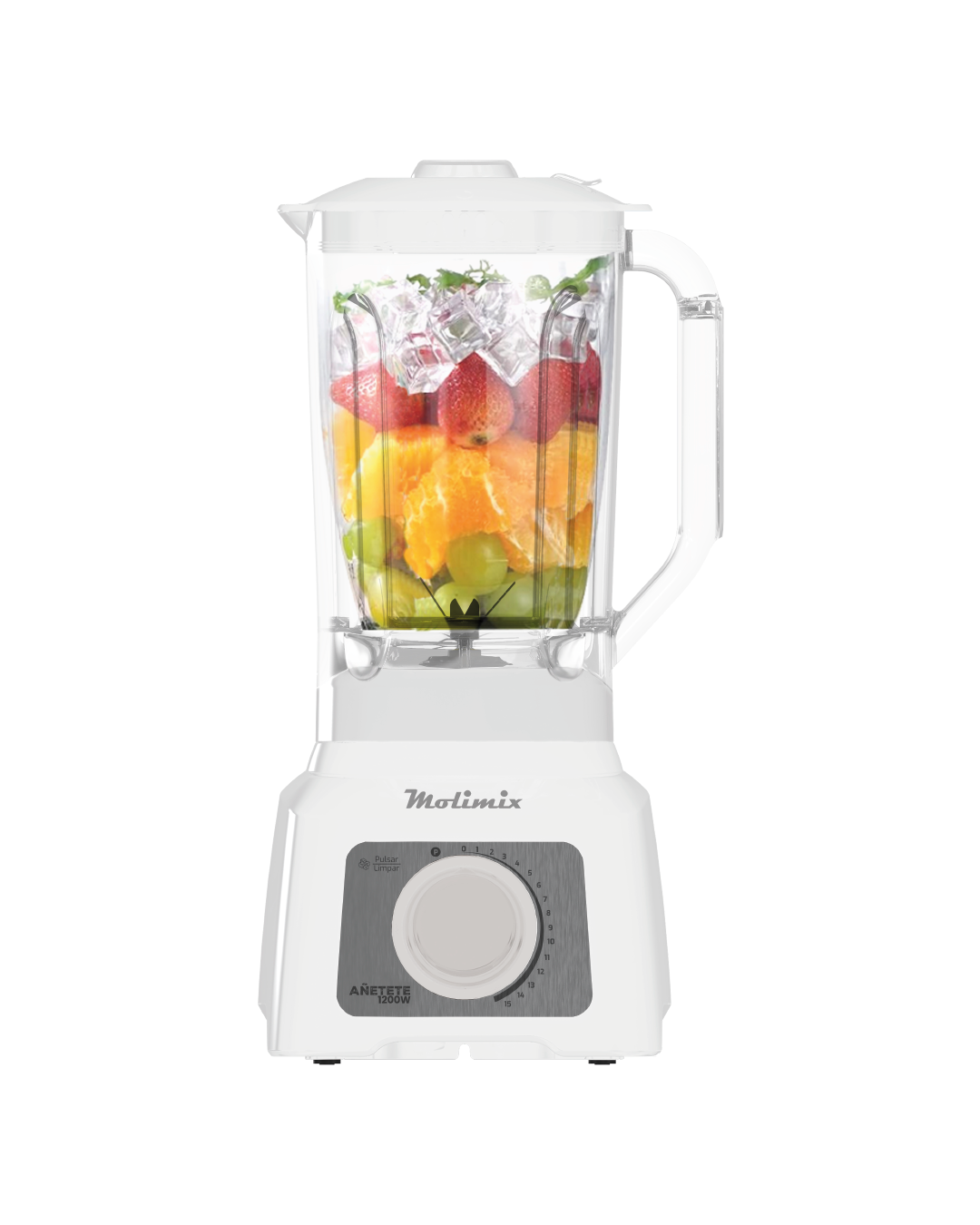 LICUADORA ANETETE JARRA CRISTAL DE 3.2 LITROS 15 VELOCIDADES - 1200W ML-1200-W