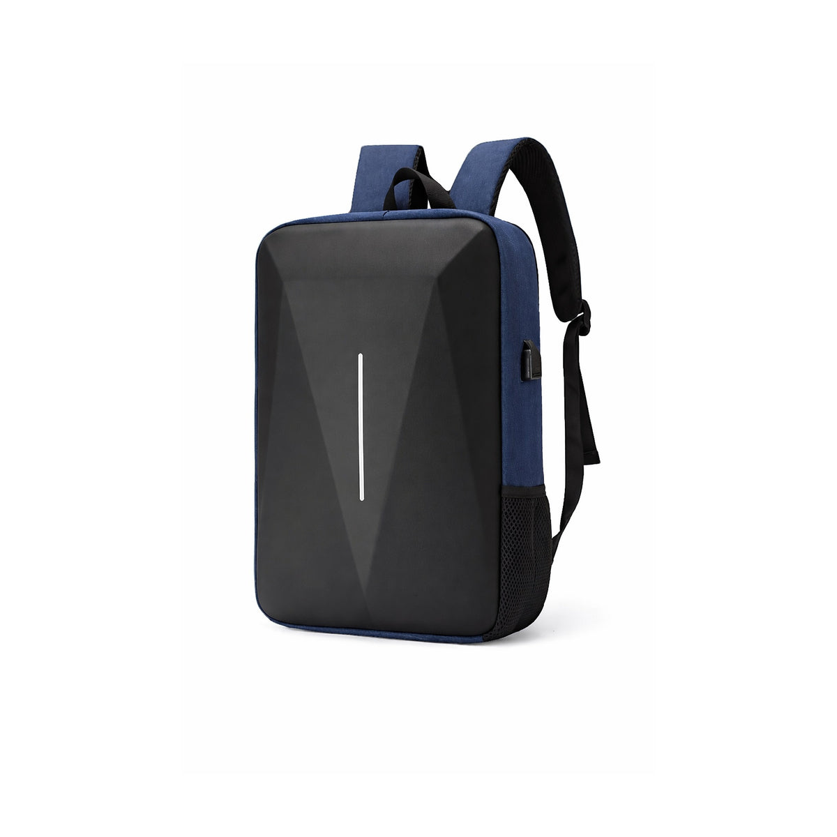 Mochila Antirrobo para Notebook A-KP503 15.6” con USB Azul de SATE, producto centrado sobre fondo blanco