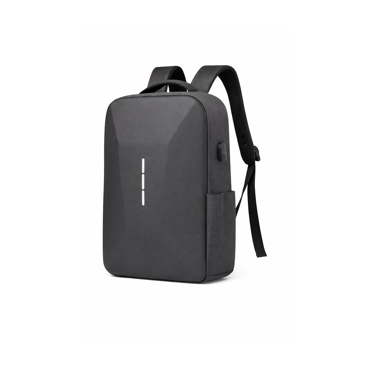 Mochila Antirrobo para Notebook A-KP511 15.6” con USB Gris de SATE, producto centrado sobre fondo blanco