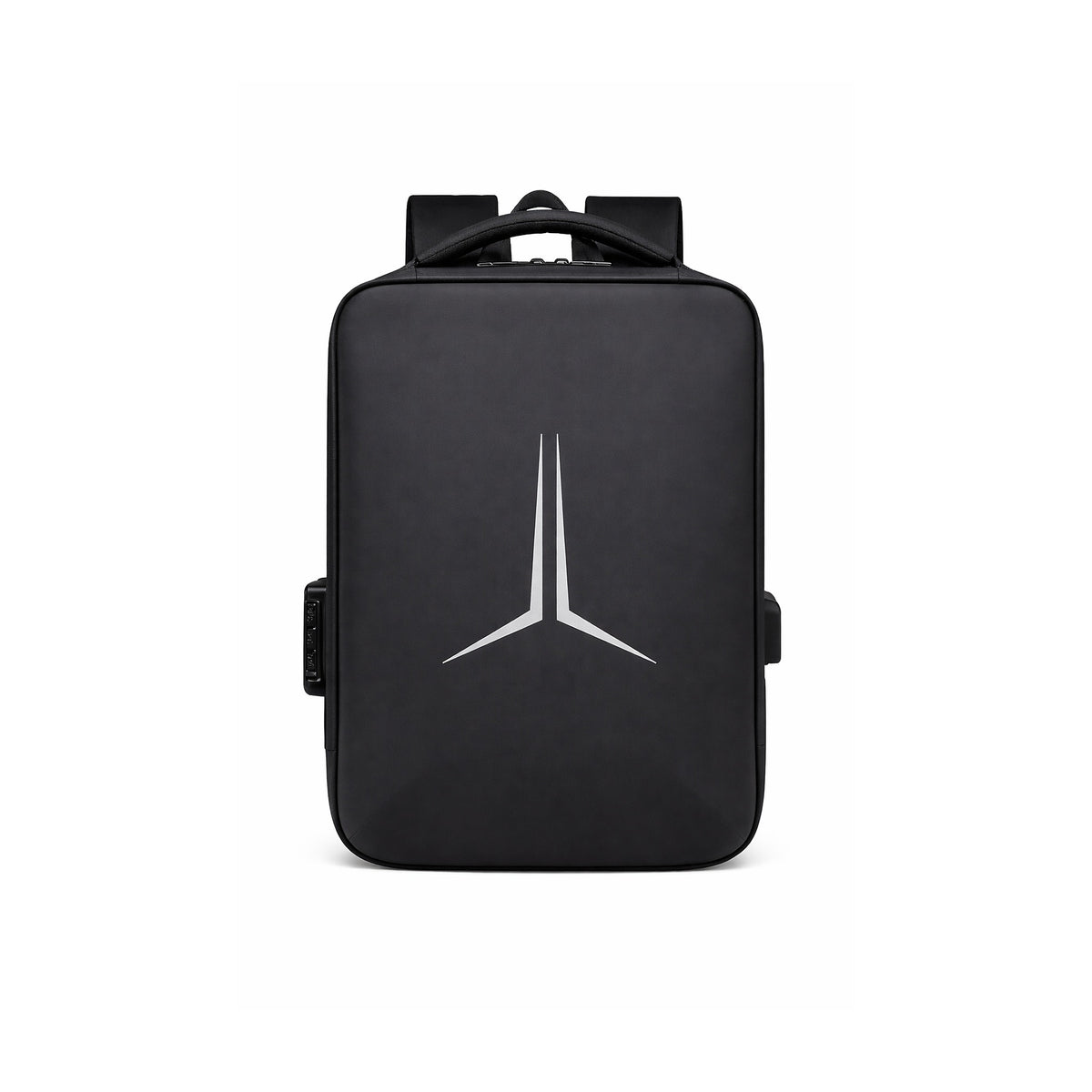 Mochila Antirrobo para Notebook A-KP514 15.6” con USB Negro de SATE, producto centrado sobre fondo blanco