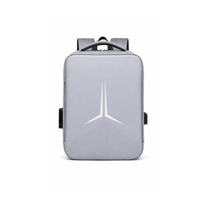 Mochila Antirrobo para Notebook A-KP515 15.6” con USB Gris de SATE, producto centrado sobre fondo blanco