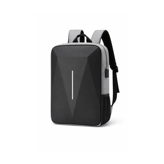 Mochila Antirrobo para Notebook A-KP502 15.6” con USB Gris sobre fondo blanco