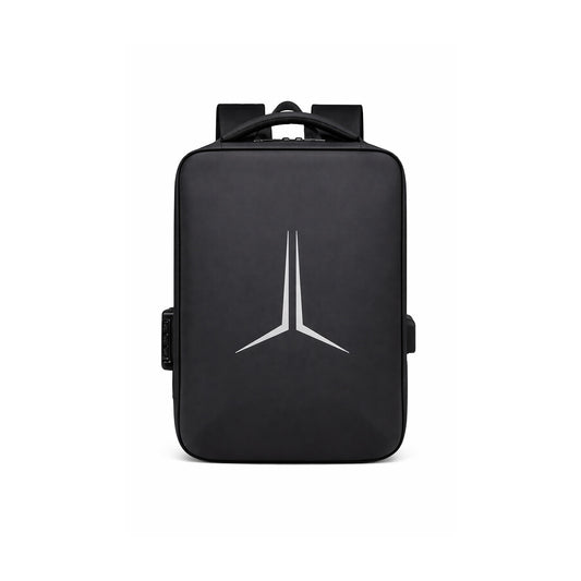 Mochila Antirrobo para Notebook A-KP514 15.6” con USB Negro sobre fondo blanco