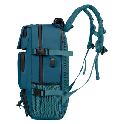 MOCHILA DE VIAJES HIKES KVM-720 PETROLEO