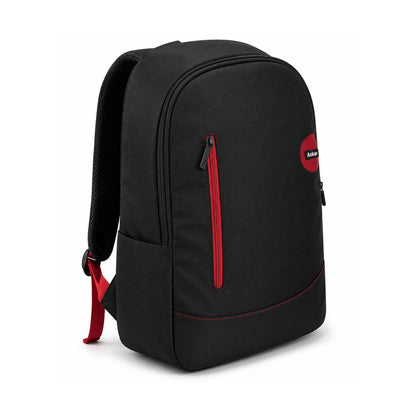 Mochila Kolke KAM-102 para Notebook 15.6" Negro/Rojo sobre fondo blanco, vista completa del producto