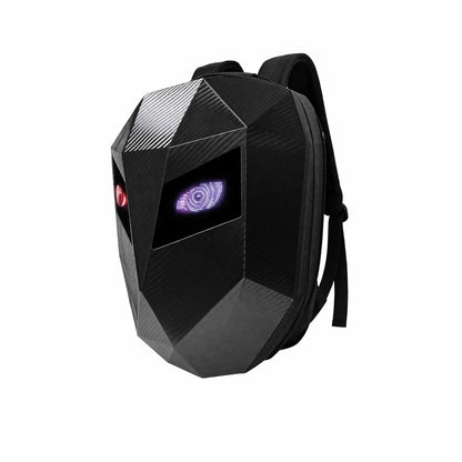 Mochila LED A-KP6051 Pantalla 64x64 Bluetooth Compacta Negro de SATE, producto centrado sobre fondo blanco