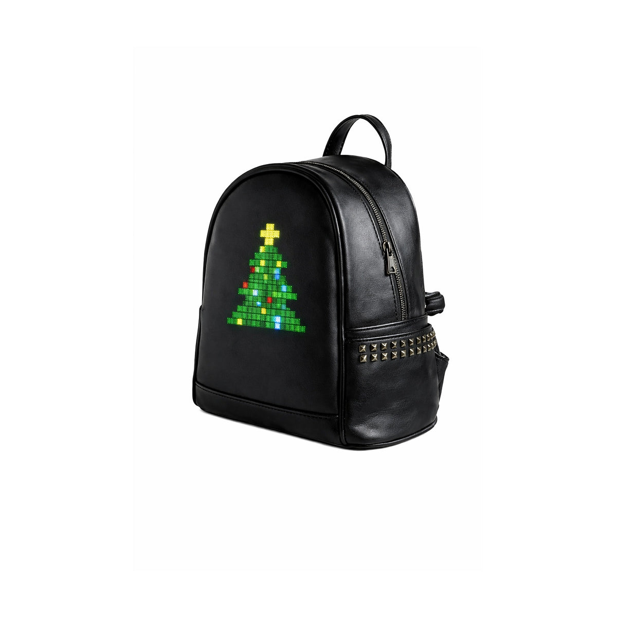 Mochila LED A-KP6081 Pantalla 64x64 Bluetooth Compacta Negro de SATE, producto centrado sobre fondo blanco