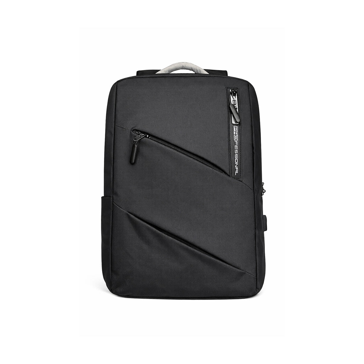 Mochila para Notebook A-KP9091 15.6” Expandible con Protección Negro de SATE, producto centrado sobre fondo blanco