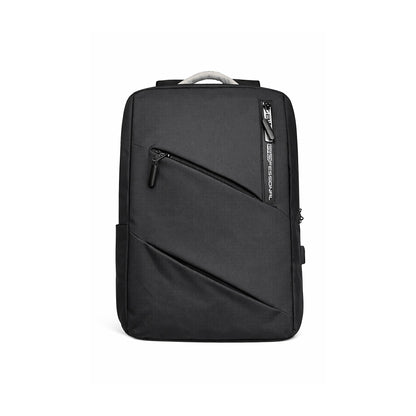 Mochila para Notebook A-KP9091 15.6” Expandible con Protección Negro de SATE, producto centrado sobre fondo blanco