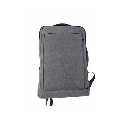 Mochila para Notebook A-KP972 15.6” Expandible con Protección Gris de SATE, producto centrado sobre fondo blanco