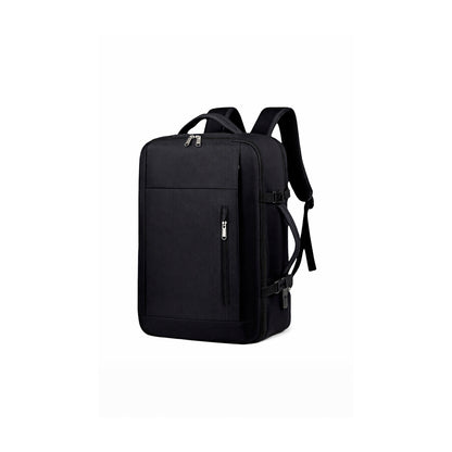 Mochila para Notebook SATE A-KP4021 15.6” Negra con USB de SATE, producto centrado sobre fondo blanco