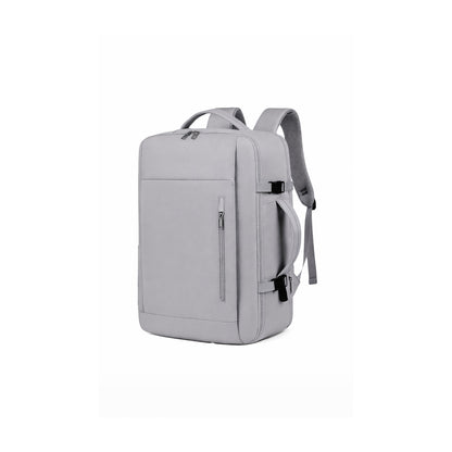 Mochila para Notebook SATE A-KP4024 15.6” Gris con USB de SATE, producto centrado sobre fondo blanco