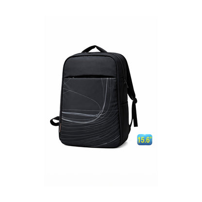 Mochila para Notebook SATE A-KP60 15.6” Negra con Compartimentos de SATE, producto centrado sobre fondo blanco