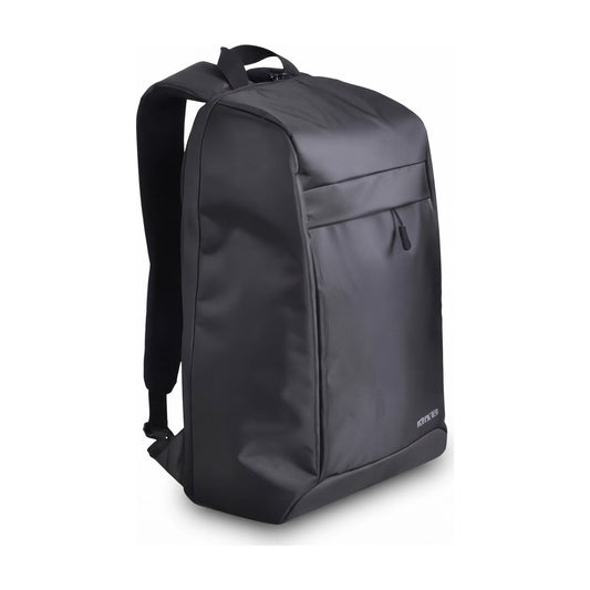 Mochila para Notebook SATE A-KP71 15.6” Negra con Compartimentos sobre fondo blanco
