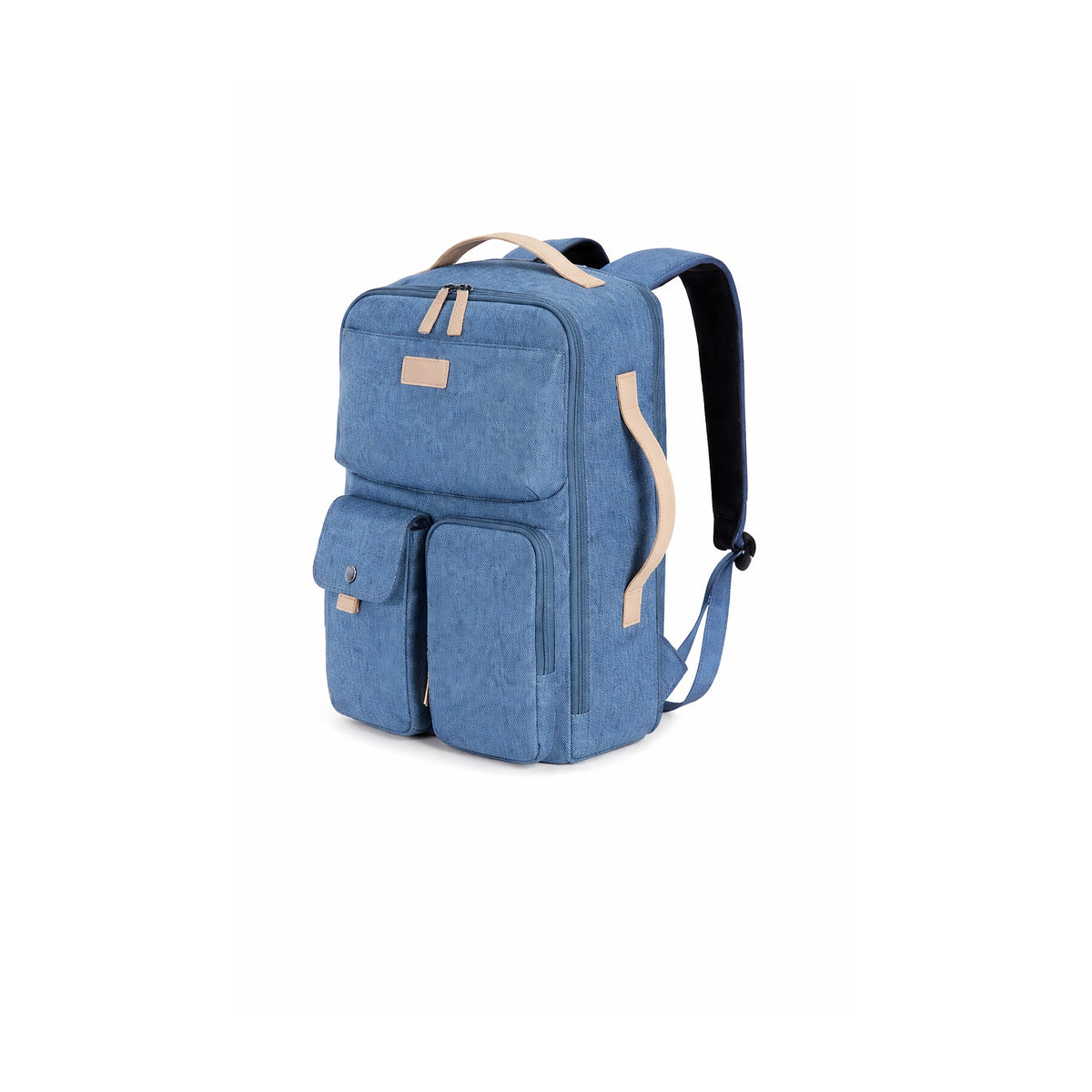 Mochila para Viaje SATE A-K10170W-3 Azul Jeans Impermeable de SATE, producto centrado sobre fondo blanco