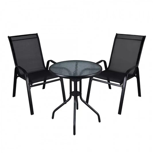 JUEGO DE MESA + SILLAS D60CM EM-6021