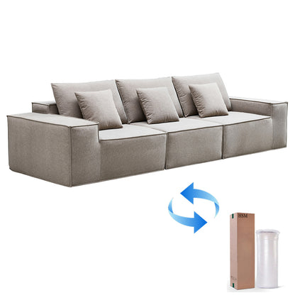 Sofá modular de compresión al vacío 3 módulos