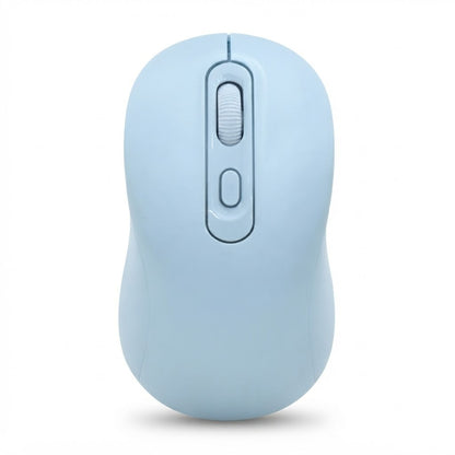 Mouse Inalámbrico Satellite A-764G Bluetooth y 2.4 GHz Recargable - Azul - foto de producto centrado sobre fondo blanco