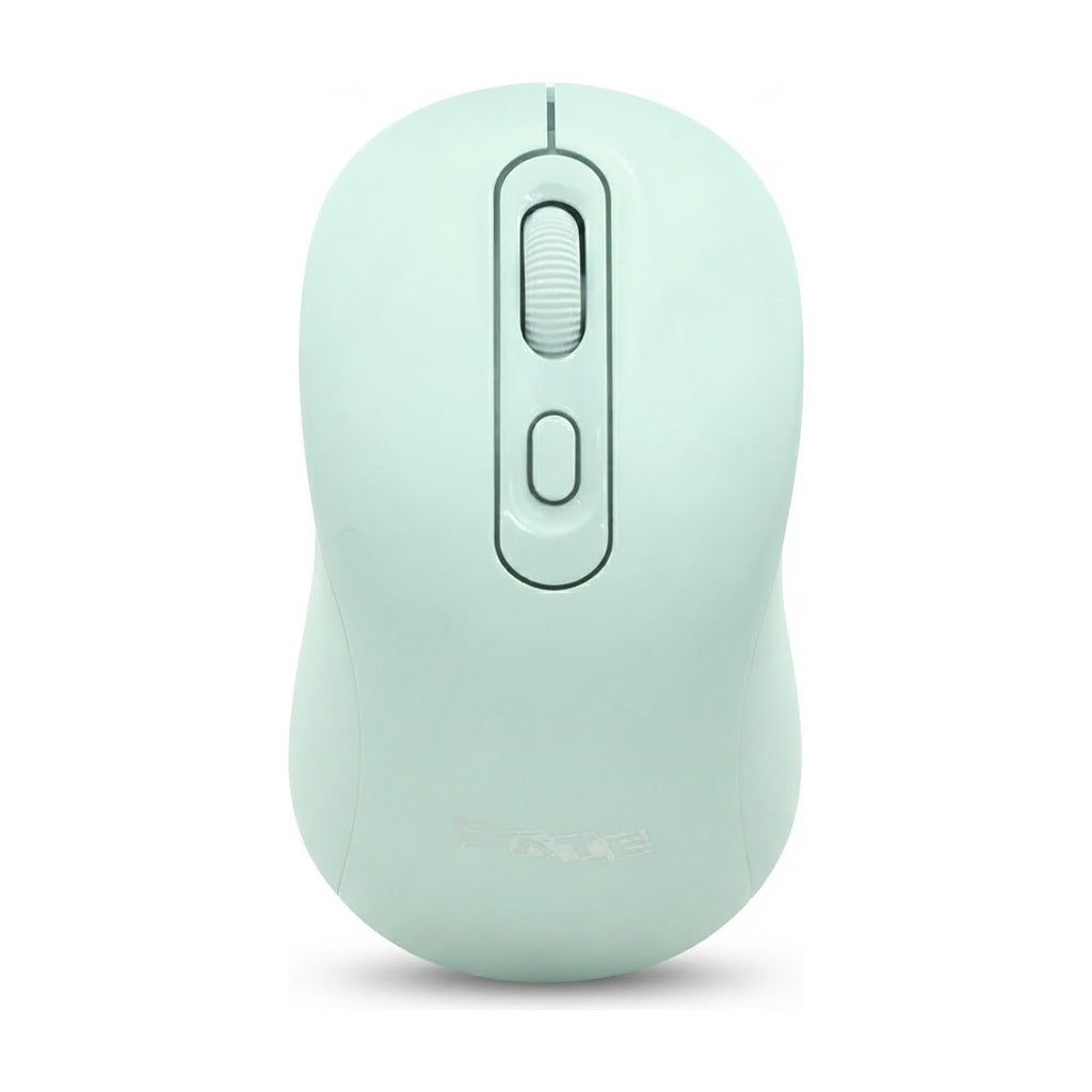 Mouse Inalámbrico Bluetooth y 2.4 GHz DPI Ajustable - Verde, vista de producto sobre fondo blanco