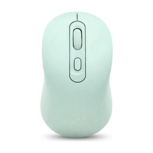 Mouse Inalámbrico Bluetooth y 2.4 GHz DPI Ajustable - Verde, vista de producto sobre fondo blanco