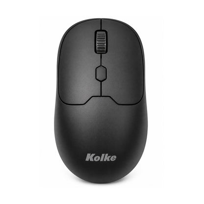 Mouse Óptico Inalámbrico KOLKE KEM-698 sobre fondo blanco, foto de producto completa y centrada
