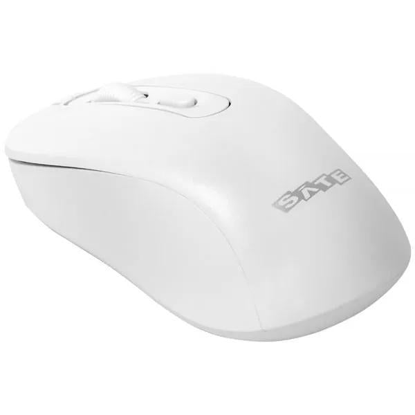 Mouse Inalámbrico Satellite A-762G Bluetooth y 2.4 GHz - Blanco
