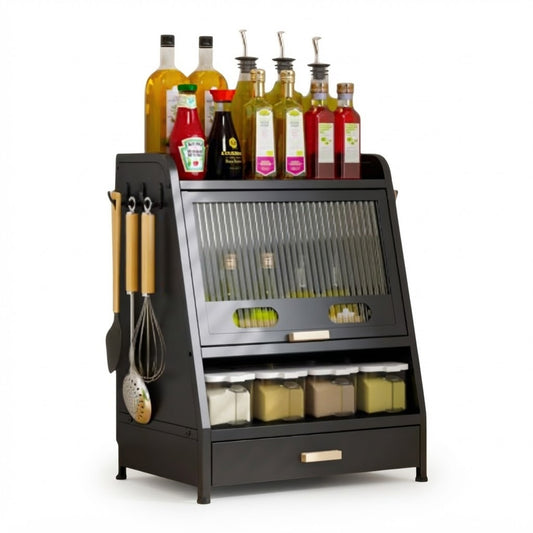 Organizador de mesada de cocina Waco M-50135H 40x28x51,5 cm sobre fondo blanco