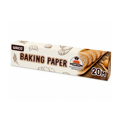 Papel de Hornear W058 30cm x 20m Antiadherente de SATE, producto centrado sobre fondo blanco