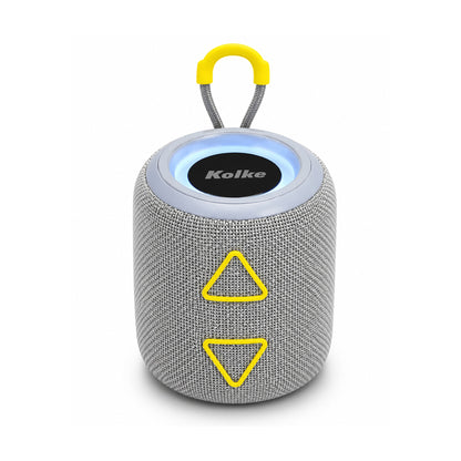 Parlante Inalámbrico Kolke Arrow KPP-678 Gris Bluetooth 5.3 de KOLKE, producto centrado sobre fondo blanco