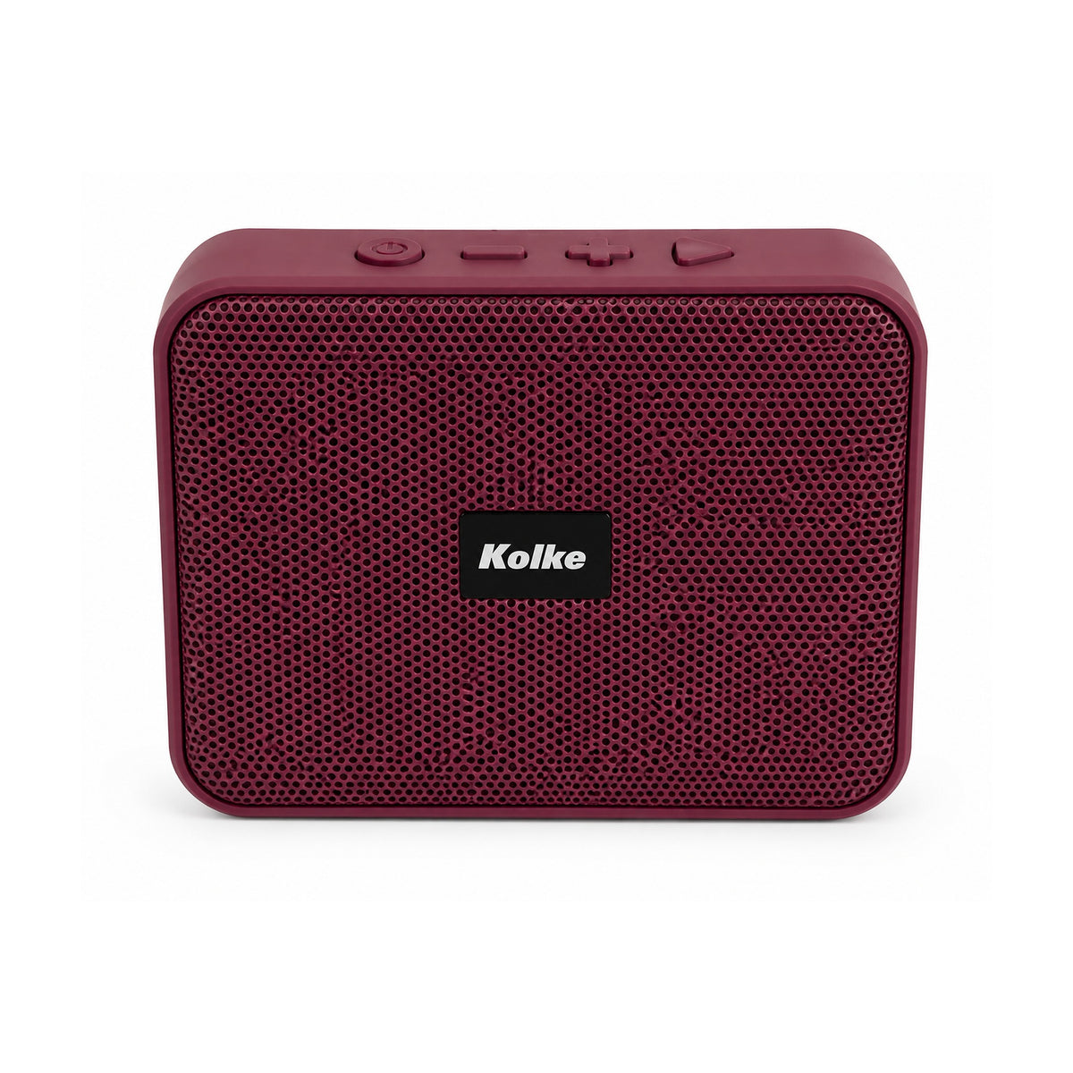 Parlante Inalámbrico Kolke Fit KPP-437 Rosa Bluetooth 5.0 6W sobre fondo blanco, vista completa del producto