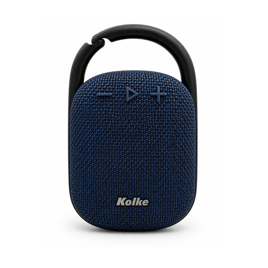 Parlante Portátil Waterproof KOLKE KPP-788 sobre fondo blanco, foto de producto completa y centrada