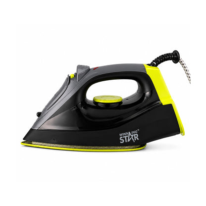 Plancha a Vapor Winning Star ST-6120 2000W Negra de winning star, producto centrado sobre fondo blanco