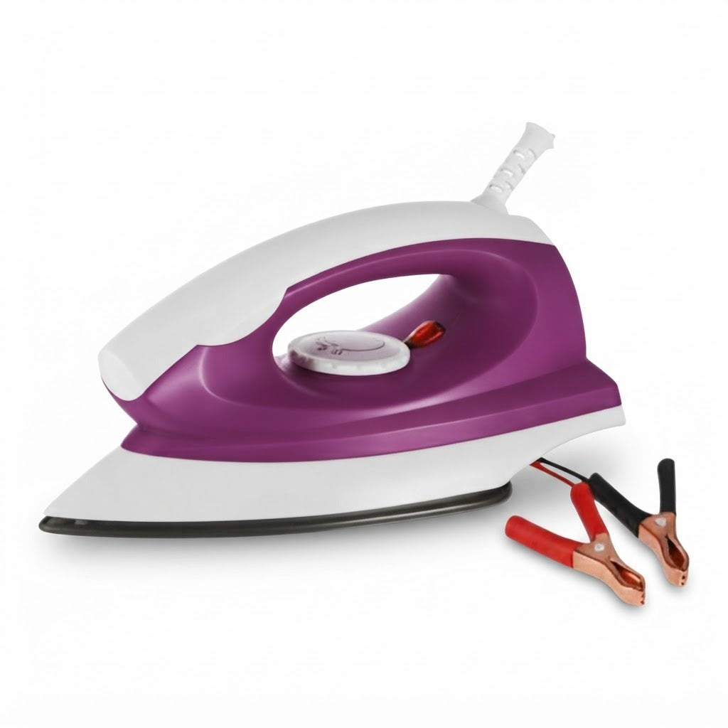 Plancha Winning Star ST-5009 100W Lila y Blanco sobre fondo blanco